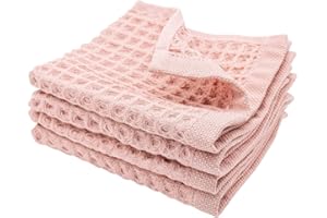 sea me at home Waffle Washcloths Set, 100% Turkish Cotton