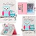 iPad Mini 1/2/3 Case-LittleMax(TM) [Pen Slot] Synthetic Leather Kickstand Case [Smart Wake/Sleep] Cover Flip Wallet iPad Mini 3/2/1 Protector [Free Cleaning Cloth,Stylus Pen]-01 Owl Always Love You
