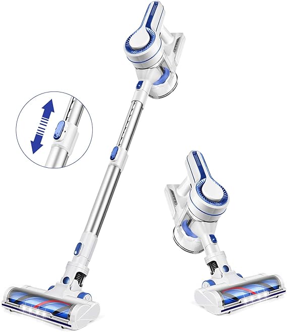 APOSEN Cordless Vacuum Cleaner, Upgraded Powerful Suction
