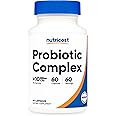 Nutricost Probiotic Complex (10 Billion CFU) 60 Capsules - Acidophilus Plus 9 Other Probiotics, Non-GMO, Gluten Free Supplement