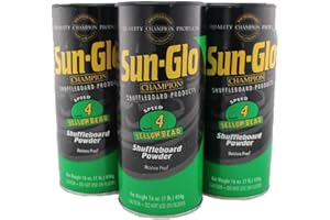 Sun-Glo #4 Speed 3 Pk Yellow Bear Shuffleboard Wax