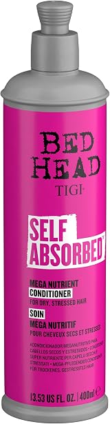 TIGI Bed Head Self Absorbed Nourishing Conditioner 400ml for Stressed Hair view 3
