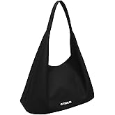 LLYLIU Large Canvas Tote Bag for Women Men Slouchy Shoulder Bags Hobo Purse Casual Commuting Work Handbag