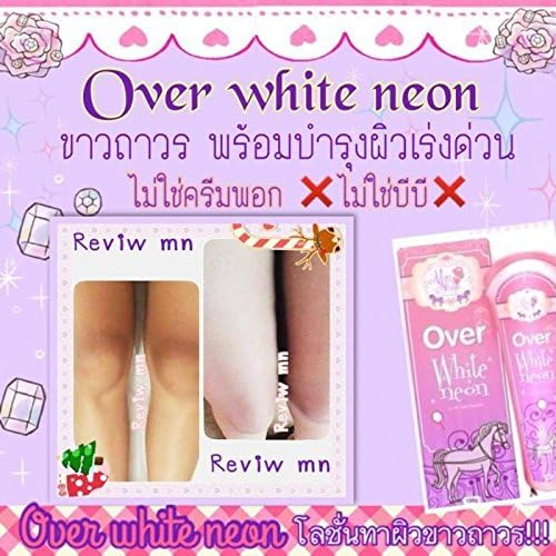3 Bottles X 150ml. Over White Neon Gluta White Lotion Whitening