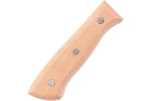 SEWACC Wood Handle for Kitchen Cutter with Comfortable Grip and Impact Resistance, Replacement Hand Grip