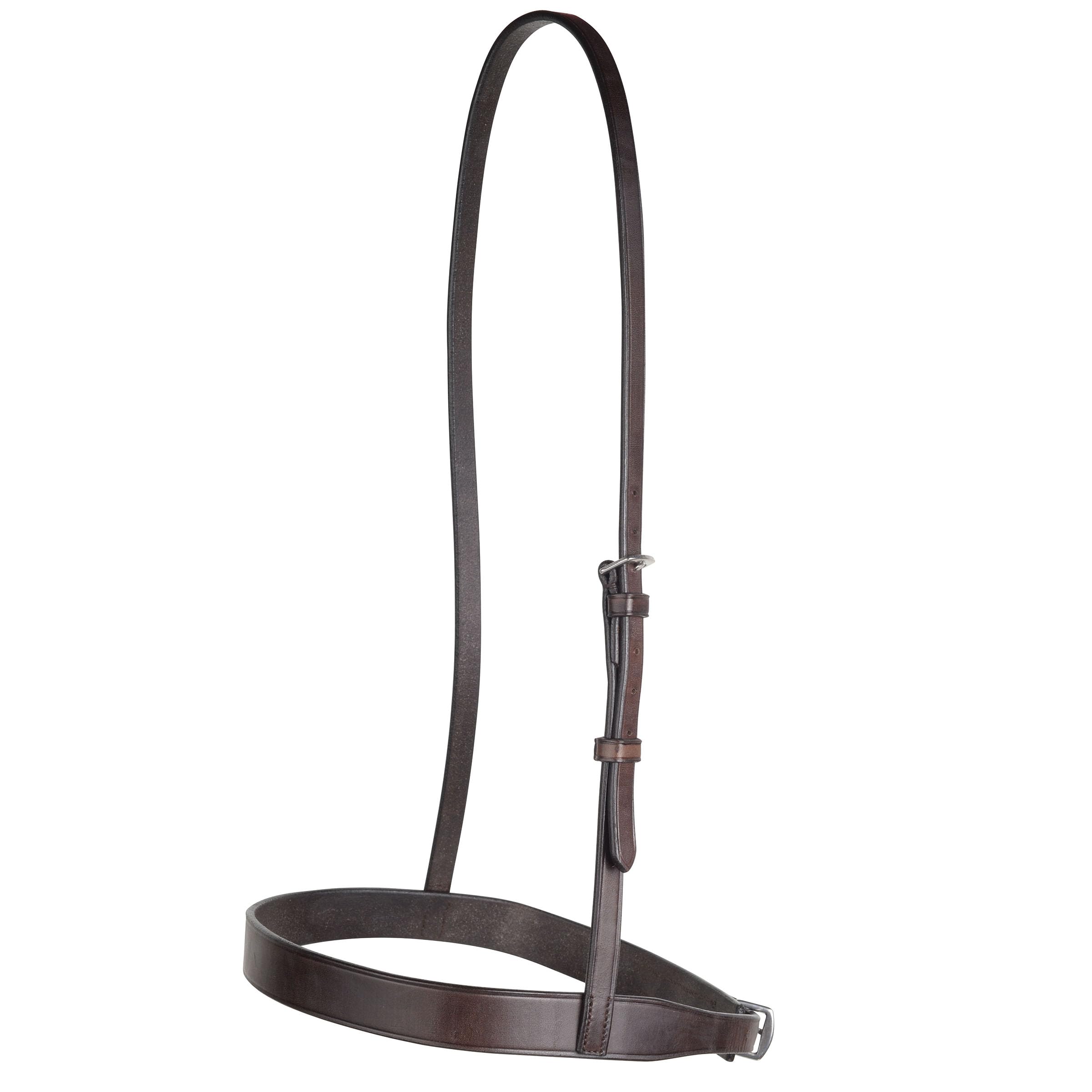 Collegiate Hunt Cavesson Noseband IV Brown (Full)