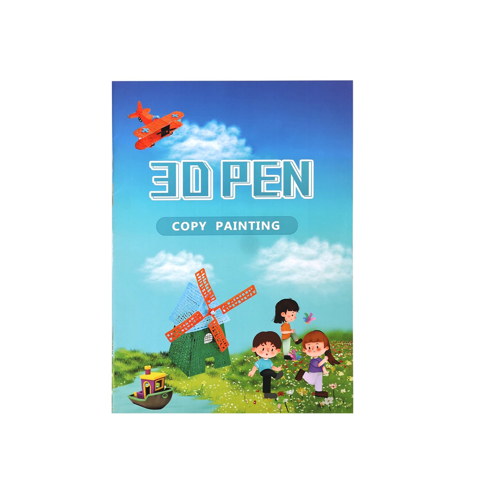 20 Pages 40 Patterns 3D Pen Drawing Book Templates, with a Reusable Transparent PVC Drawing Board, 3D Art Pen Accessories for Adults Starter for 3D Printing Pen Suitable for Aged 16 and Above