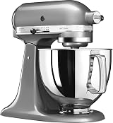 KitchenAid Artisan Stand Mixer Contour Silver 300W 10 Speed view 3