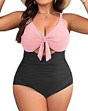Aqua Eve Plus Size One Piece Swimsuit for Women