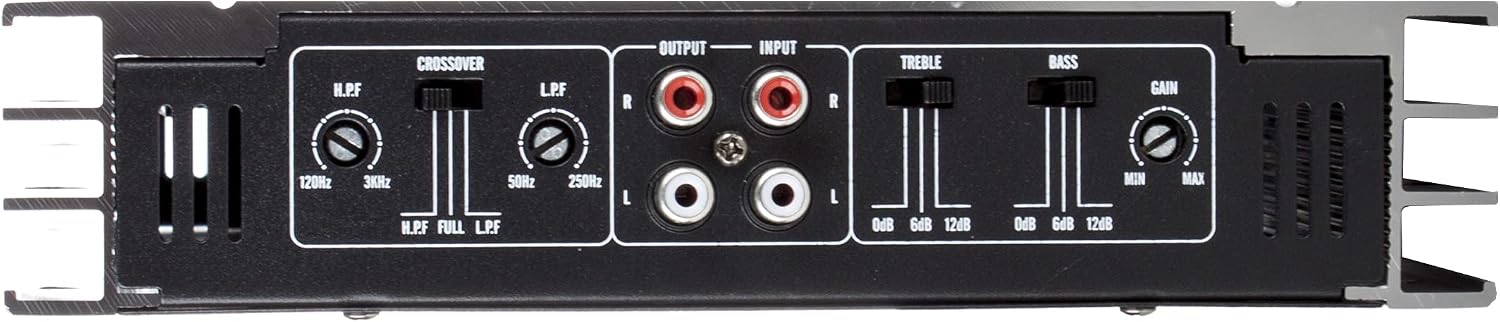 Excalibur X600.2 - 2 Channel Car Amplifier, 1200W Power, Variable Crossover, 2 Ohms, Silver - Image 5