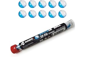 Hawki .50 Cal or .68 Cal Pepper Balls or Powder Balls Less Lethal for Paintball Guns