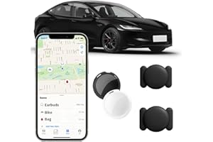 CYBERDOT 2 Pack GPS Tracker for Vehicles Work with Find My (iOS Only) Real Time Mini Car Item Finder Global Coverage Hidden Car Locator Tracking Device No Monthly Fee or Subscription No SIM Card Required
