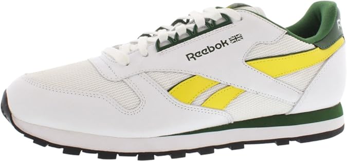 Amazon Com Reebok Men S Cl Leather Re Lace Up Fashion Sneaker Fashion Sneakers