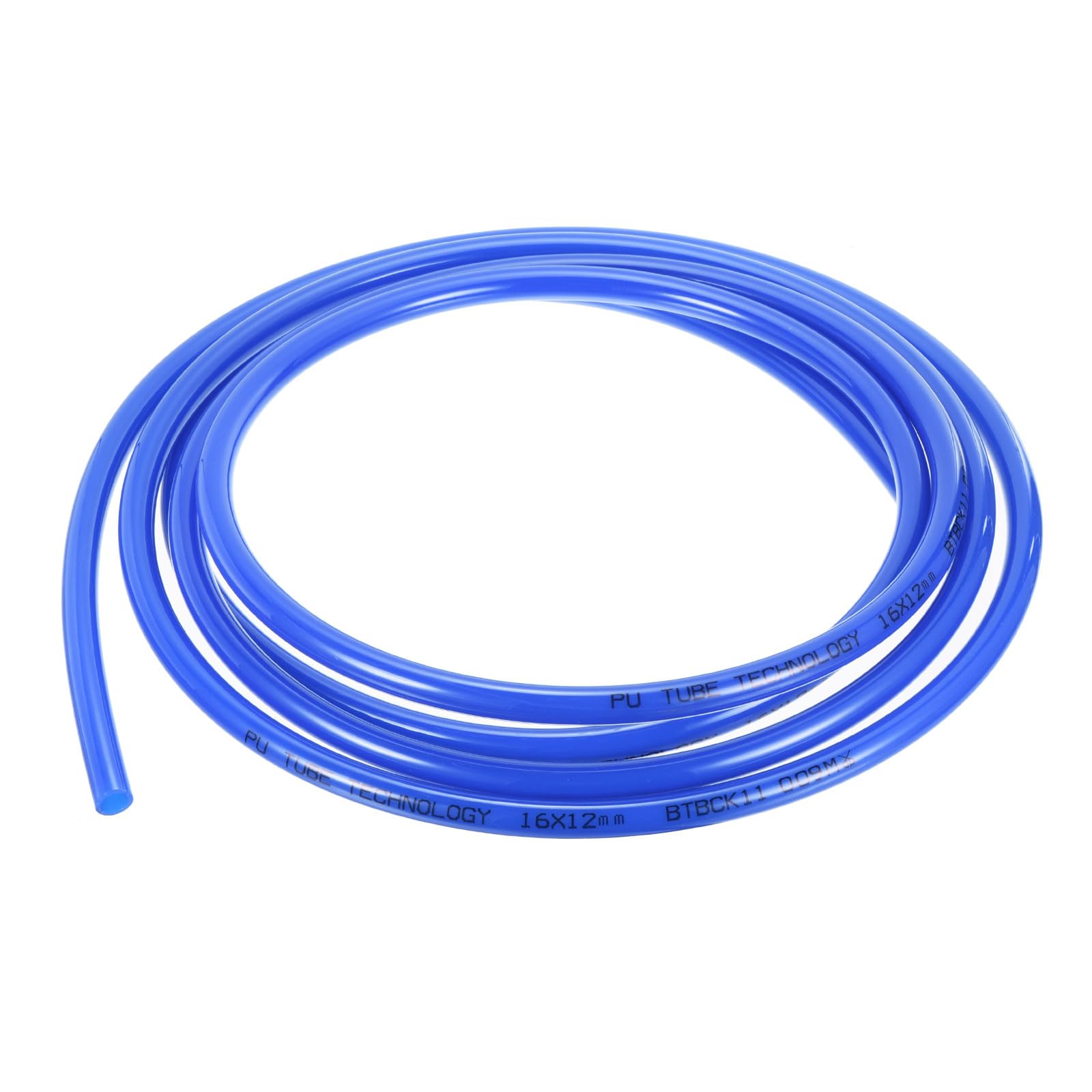 Rebower PU Air Tubing Hose, 16mm x 12mm Blue, 5M, 1pcs