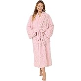 MoDinity MIZZEO Microfiber Robes for Women-Pink (S/M),