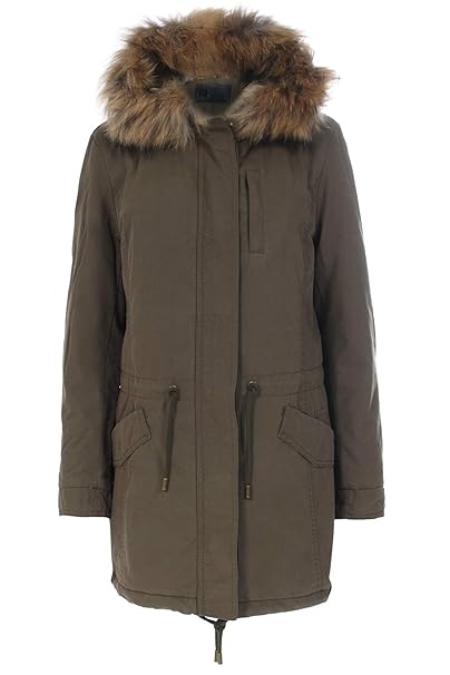 IQ+berlin Parka mit Fellkapuze