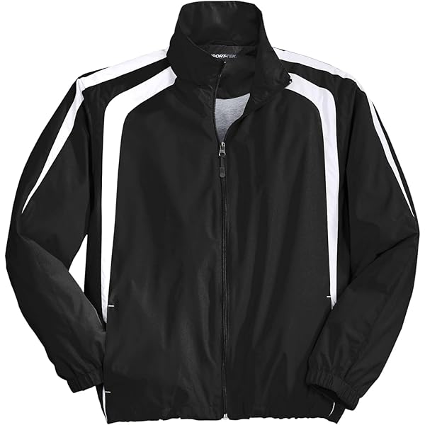 SPORT-TEK Unisex Fleece-Lined Colorblock Jacket at Amazon Men's