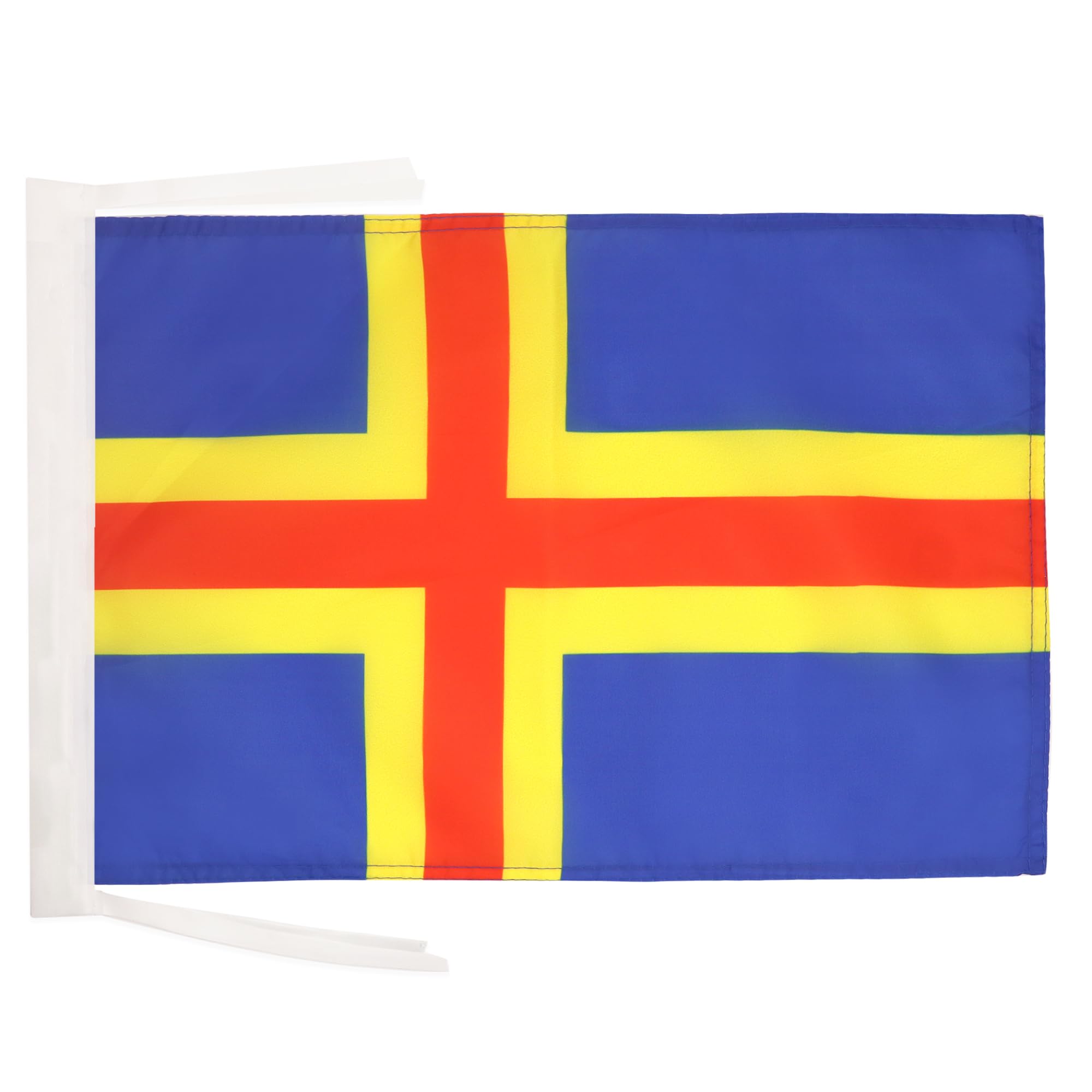 AZ FLAG - Aland Flag - 18'' x 12'' - 100% Polyester Aland - Finland Small Banner with Two Cords - Fade Resistant - Vivid Colors - 18x12 in - 45x30 Cm โ image 1