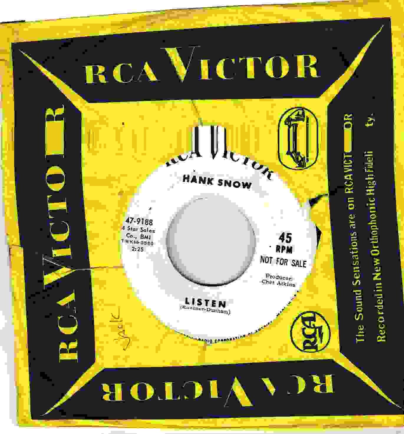 Hank Snow Listen Down At The Pawn Shop Promo Amazon Com Music