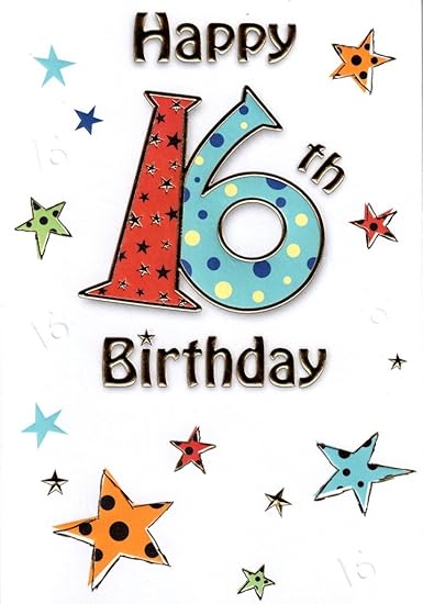 Sconosciuto Eclipse Per Il Compleanno Lovely Incartato Biglietti D Auguri Eta 16 Maschio Ragazzo Amazon It Casa E Cucina