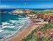Simply Calendar 2017 Open Wall Calendar, 18.5-Inch x 10.5-Inch, #03- Sun Surf Sand