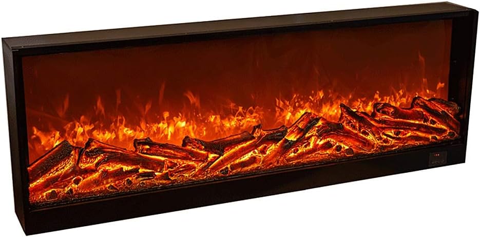 Vobajf Electrical Fireplaces Wall Mounted Decorative Electric Fireplace European Electric Fireplace Core Simulation Flame Fireplace For Bedroom Living Room Recessed Mounted Electric Fireplace