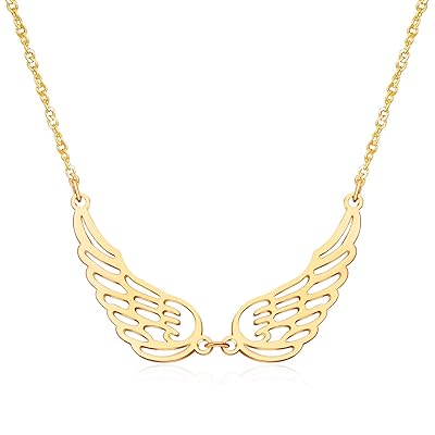 Buy Angel Wings Necklace Choker Necklace Simple Stainless Steel Pendant Guardian Angel Wings Jewelry For Woman Girls Necklace Online In Vietnam B089nj5m9n