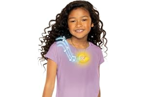 Disney The Little Mermaid Ariel Seashell Necklace with Light-Up Feature and Ariel's Singing Voice! Toy Necklace for Girls Role Play and Dress-Up Time!