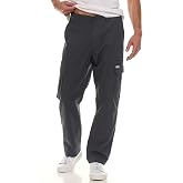 Wrangler Cargo Pants for Men Big and Tall, Twill Lightweight Elastic Waist