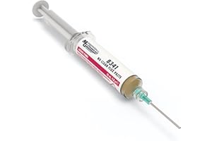 MG Chemicals - 8341-10ML 8341 No Clean Flux Paste, 10 milliliters Pneumatic Dispenser (Complete with Plunger & Dispensing Tip)