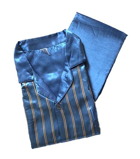 Herren Satin Pyjama Schlafanzug in Übergrössen (Grosse Grössen) - 29897