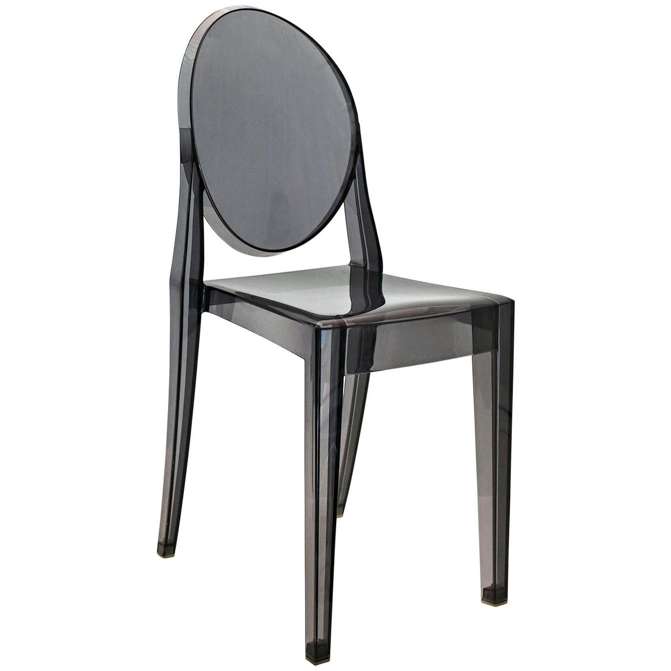 Style Victoria Ghost Smokey Dining Chair Amazon.co.uk Kitchen & Home