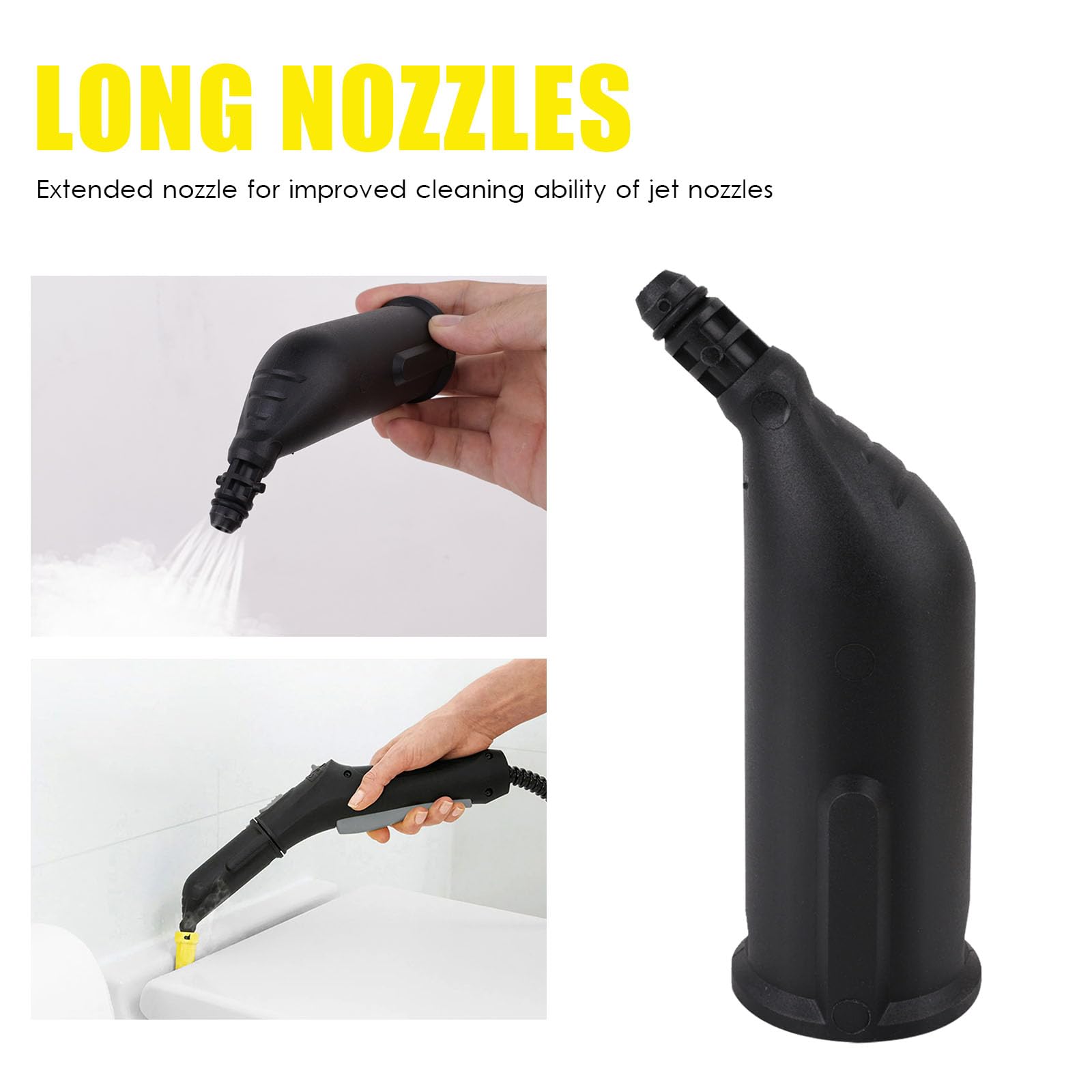12 Stück für Kärcher Dampfreiniger Zubehör, Rundbürste, Fugenbürsten, Handdüse Microfiber Cloth, Powerdüsen Set, Dampfreiniger Ersatzteile für kärcher SC1 SC2 SC3 SC4 SC5 7