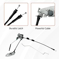 Blycorul Rear Door Latch Assembly with Cable