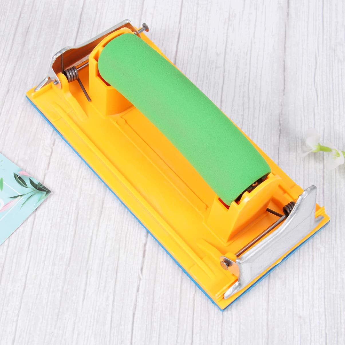 ULTECHNOVO Hand Sander with Handle Woodworking Sanding Paper Holder Sponge Sandpaper Frame - - 