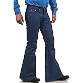 70s Disco Pants for Men,Mens Bell Bottom Jeans Pants,60s 70s Bell Bottoms Vintage Denim Pants Jeans for Men