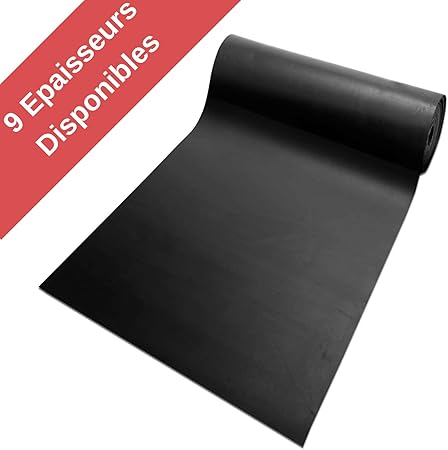 Dalle Caoutchouc Amortissante Pour Salle De Sport 1m2 RUBBER PRO 20 Mm