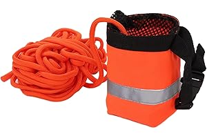 Water Floating Lifesaving Rope, Water Rescue Throw Bag with Life Saving Reflective Rope, Outdoor Professional Throwing Rope R