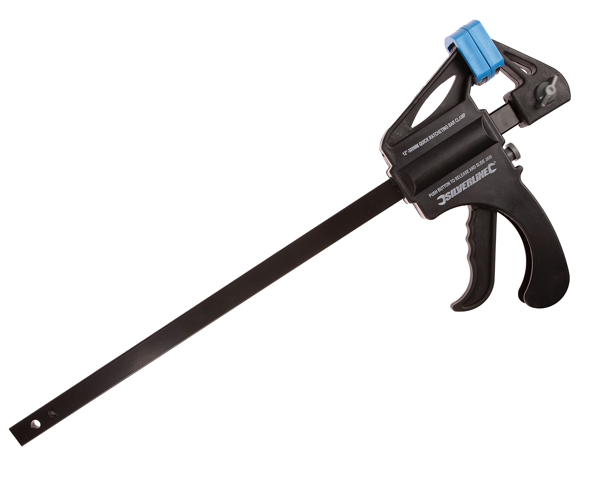 Silverline VC101 Quick Clamp 300 mm, Black