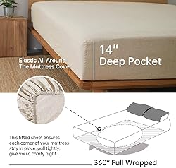 Simple&Opulence 100% Linen Sheet Set with