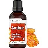 Horb&auml;ach Amber Fragrance Oil | 1 fl oz (30ml) | For Diffusers, Candle and Soap Making, DIY Projects &amp; More | Premium Grade