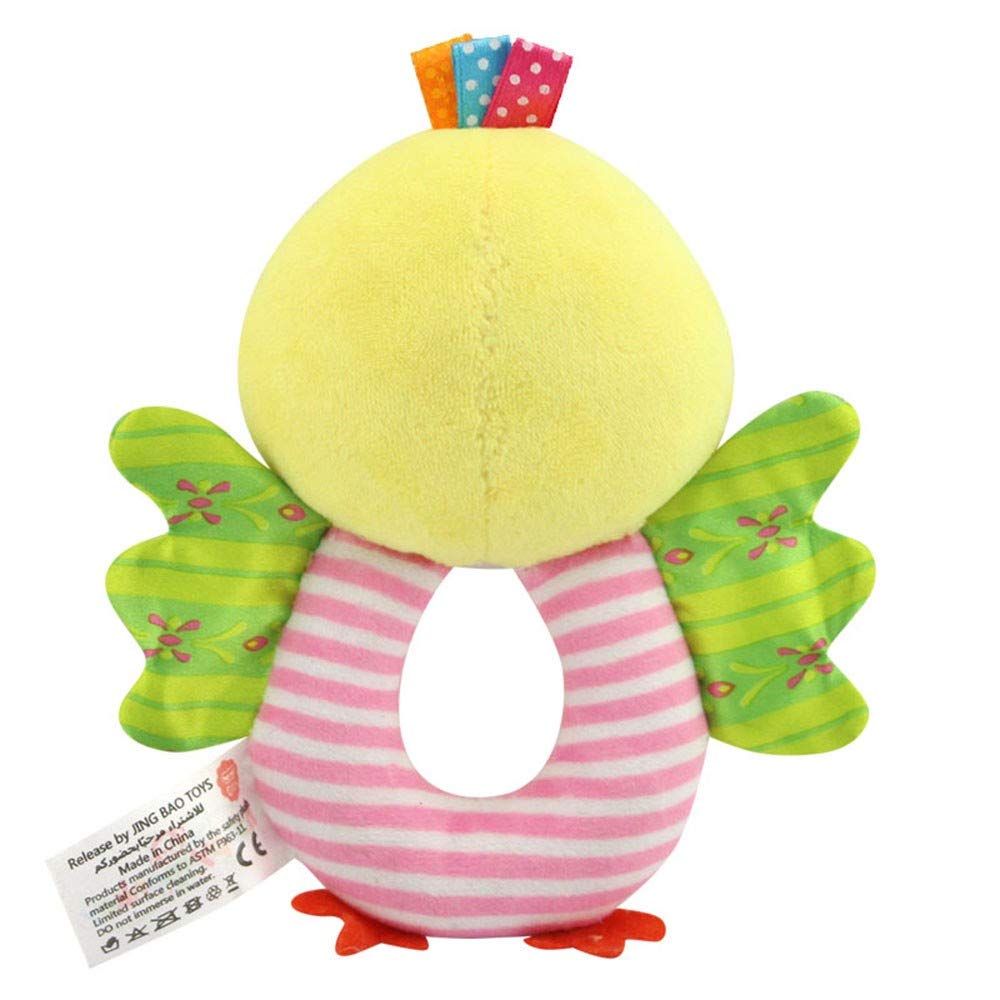 BBSTORE Soft Rattle Toy Chick Baby Rattle Toys Nontoxic for Newborn