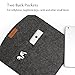 ProCase 9.7-11 Inch Sleeve Case, Portable Felt Carrying Protective Bag Pouch for 10.9” iPad Air 4 Air 3 2/10.2 9th 8th Gen/Pro 10.5, 11, Tab M10 10.1