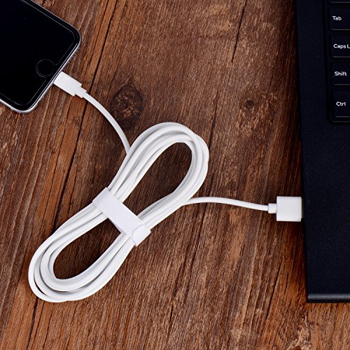 iPhone Cable, Sundix iPhone Charger 5Pack 6FT Lightning to USB Cable 8-Pin Charging Cord for iPhone X/ 8/ 8 Plus/ 7/ 7 Plus/ 6/ 6s Plus/ SE/ 5/ 5s/ 5c, iPad, iPod and More - White