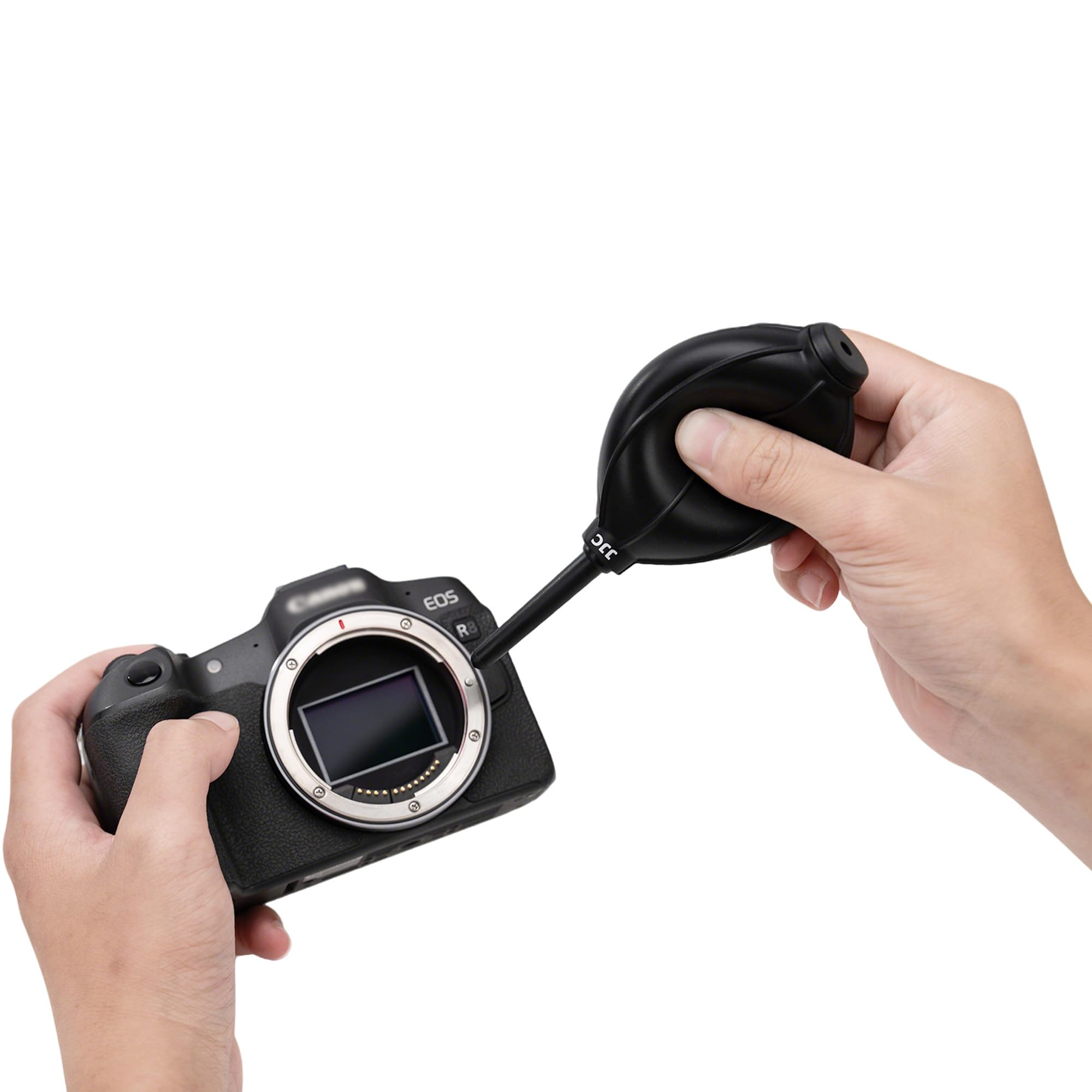 JJC Powerful Air Blower with Soft Silicone Tip for Camera, Lenses, Filters, Sunglasses, Cell Phone, and Tablet Screens etc. Delicate Surfaces Cleaning