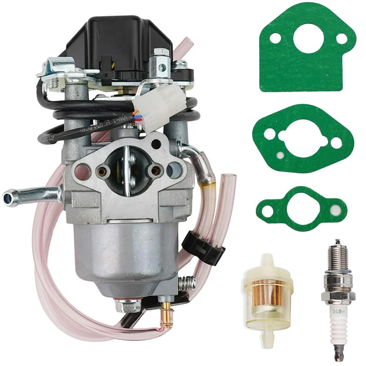 Qiuwanzia Carburetor Assy for A iPower SC2000i, for Yamaha EF2000IS 1600W 2000W Carb Inverter Generator with Spark Plug