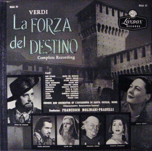 LA FORZA DEL DESTINO 洋楽 4枚組 レコード Verdi: La forza del