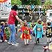 Superhero Capes Masks for Kids with Stickers Girls Halloween Dress Up Party Favors
