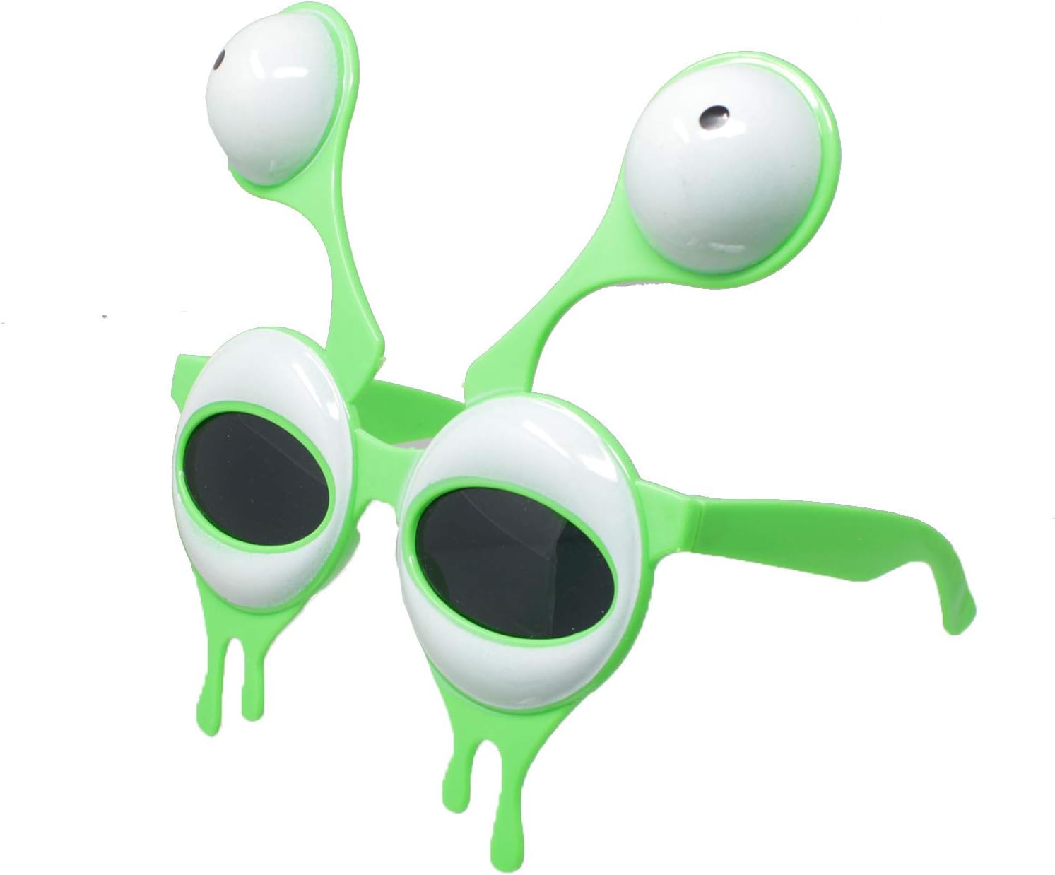 Alien Design Party Supplies Birthday Party Goggles Sunglasses for Adults and Kids Wedding Costumes Favors - Green (2FNS348)