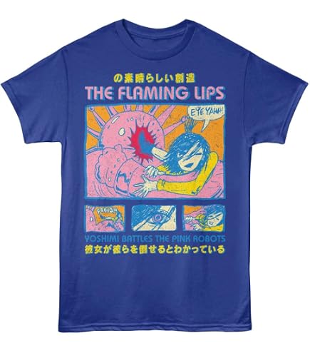 The Flaming Lips Tシャツ Yoshimi Amazon.com: The Flaming Lips Yoshimi Camiseta clásica púrpura
